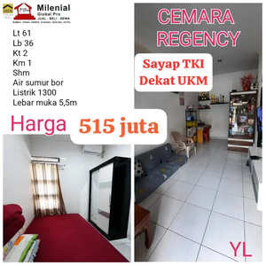 Jual BU rumah kecil di Cemara Regency sayap TKI/ YL