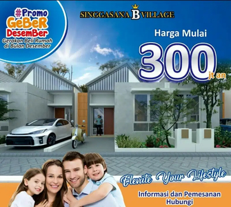 PROMO RUMAH VILA HARGA BAIK DI SINGGASANA VILAGE JUNREJO KOTA BATU.