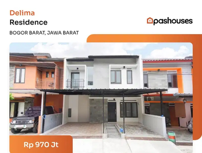 Rumah 2 Lantai Luas Tanah 108 5Jutaan Free Biaya di Kota Bogor J-17470