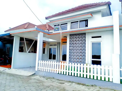 Rumah baru dalam cluster one gate Grogol Sukoharjo