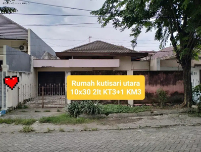 Rumah Kutisari Hadap selatan, Hitung Tanah Row 3 mobil