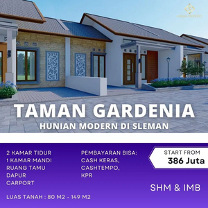 Rumah Modern dalam Cluster 400 Jt-an diutara Ibarbo Park SLeman