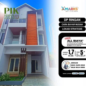 Rumah Pondok Indah Karah Surabaya, Dekat Kampus, Gate TOL, Royal Plaza