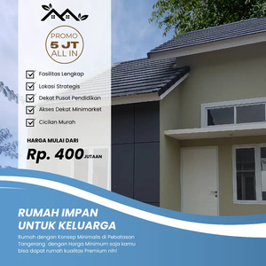 Rumah Ready Siap Huni Dekat Stasiun