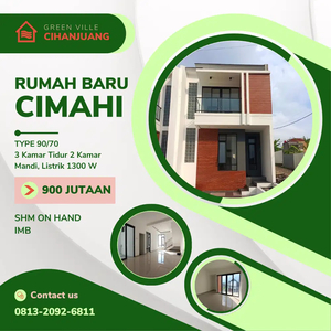 Rumah readystock 2 Lantai murah di Pusat Kota Cimahi SHM sudah split