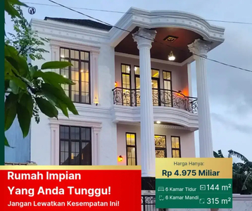 RUMAH SULTAN MAKASSAR MODEL KLASIK MODERN