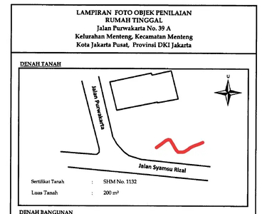 TANAH BAGUS DI MENTENG JAKPUS JUAL BU