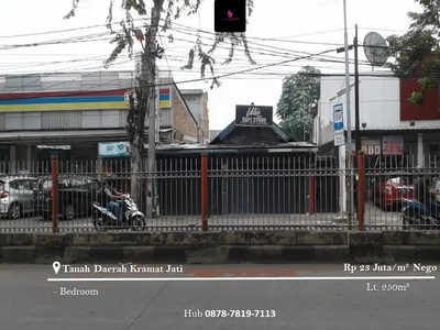 Tanah di Kramat Jati, Jakarta Timur SHM 250 m²