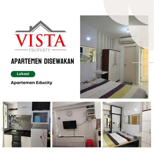 Vista - Disewakan Educity 1 BR Bulanna / tahunan