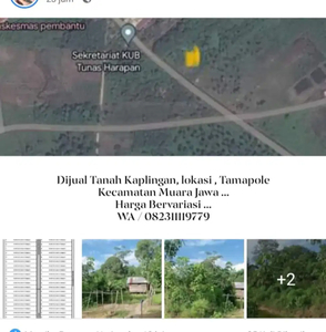 Dijual Tanah kaplingan