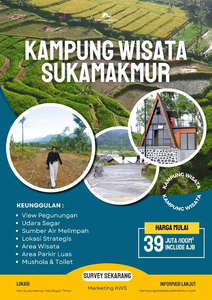 Jual Tanah Murah View mewah didalam Wisata Sukamakmur Bogor