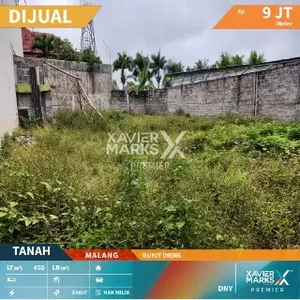 P010 Tanah Dijual Murah dekat Kawasan Mahasiswa di Bukit Dieng Malang