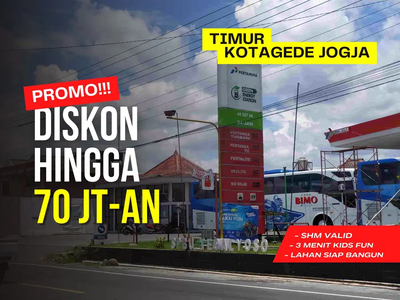 PROMO! Tanah Timur Kotagede, Bisa Cash Bertahap