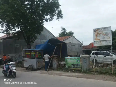 Tanah Datar Dijual surat SHM Lokasi Pinggir Jalan Sangat Strategis