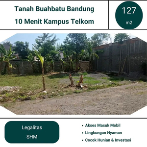 Tanah Dijual Murah Bandung Buahbatu 10 Menit Kampus Telkom SHM