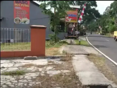 Tanah + sawah pinggir Jl. Raya subang Purwakarta