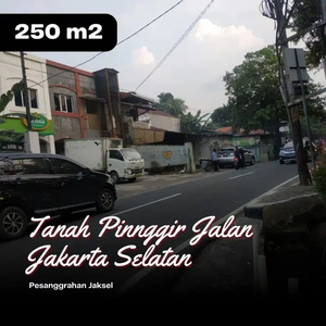 Tanah strategis pinggir jalan di Pesanggrahan Jakarta Selatan