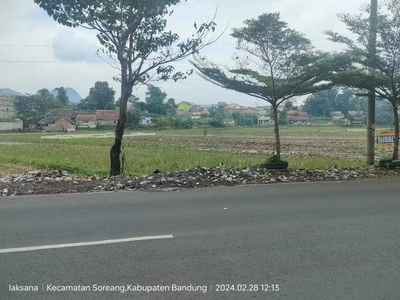 Tanah Strategis Pinggir Jalan Raya Soreang Bandung