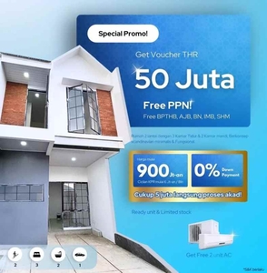 Rumah Baru Dalam Cluster Di Graha Raya Pinangpromo Kpr Dp0 free