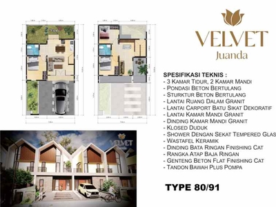 Rumah Baru Velvet Juanda Desain Aesthetic Modern Strategis