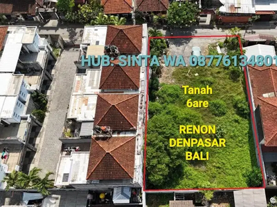 Jual Tanah 6ARE kawasan elite RENON jayagiri Denpasar Bali