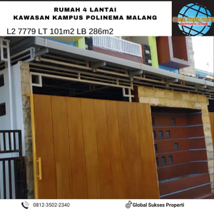 rumah kos baru di kawasan kampus UB Malang