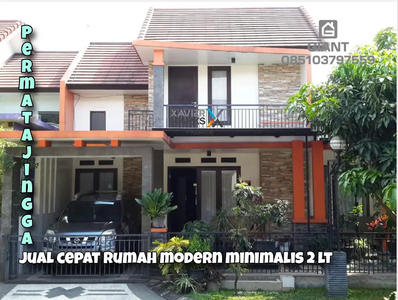 Rumah Minimalis Semi Furnish di Permata Jingga Suhat Malang