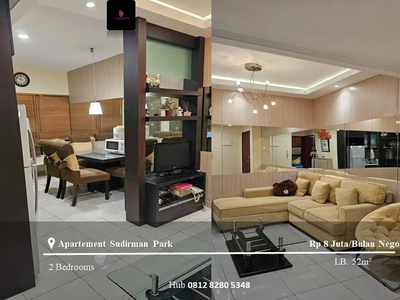 Sewa Apartement Sudirman Park High Floor 2BR Full Furnished Tower B