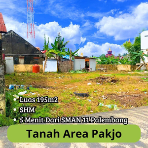 Tanah Pakjo Swadaya Dekat MAN 3 Palembang
