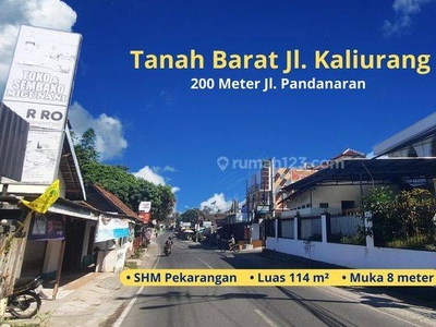1 Menit Jl. Kaliurang, Jual Murah Tanah Pandanaran Sleman
