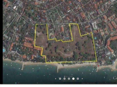 335 mters beach front Sanur 7 hectars Beach front land Mr Mad