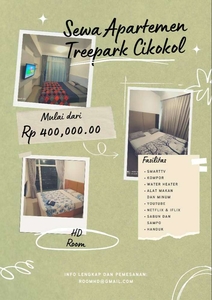 APARTEMEN harian Treepark Cikokol