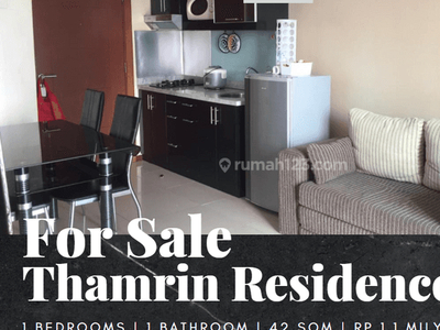 Dijual Apartemen Thamrin Residence 1 Bedroom Tipe L Full Furnished