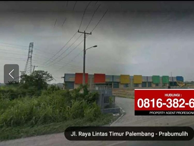 Dijual Gudang 480m2 dekat Pintu Tol Keramasan Kapalbetung Palembang