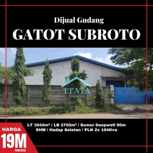 Dijual Gudang KIC Gatsu