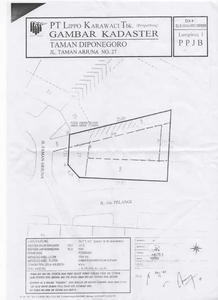 Dijual Kavling Murah di Taman Diponegoro Jl Arjuna Depan Taman