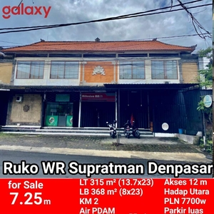 Dijual Ruko WR Supratman Denpasar