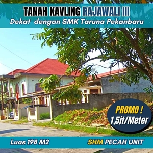 Dijual Tanah Kavling Rajawali III SHM Kota Pekanbaru