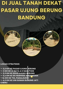 Dijual Tanah komersial dekat pasar ujung Berung, sekehonde Bandung