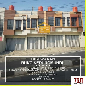 Disewakan Ruko di Jl Kedungmundu, Semarang