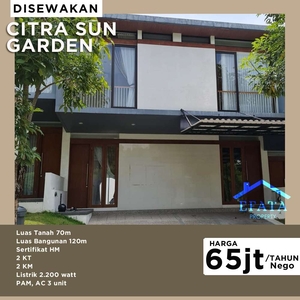 Disewakan Rumah Citra Sun Garden