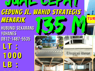 Gedung Menteng Wahid Hasyim Luas 3000mtr Strategis Menarik