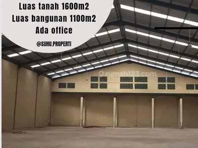 Gudang Baru Sepatan Tangerang Luas 1600m Ada Office Rapi
