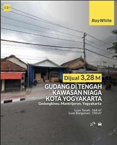 GUDANG DITENGAH KOTA JOGJA DI JALAN SURYOWIJAYAN