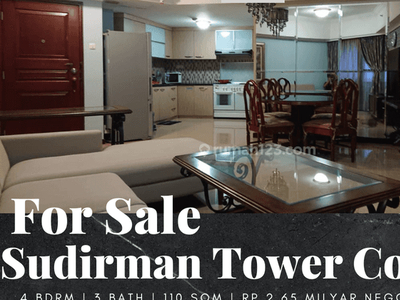 Jual Apartemen Sudirman Tower Condominium 3 Bedroom Lantai Rendah