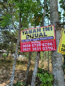 Jual Tanah 1006m Tanpa Perantara