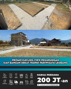 Kavling Murah 200 Jutaan di Kawasan Wisata Lembang