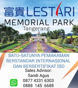 Kavling Pemakaman untuk investasi rumah masa depan Lestari Memorial