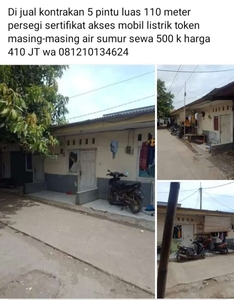 Kontrakan 5 pintu di Cikarang Selatan