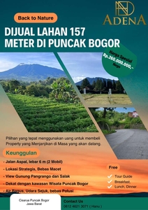 lahan 157 meter di puncak